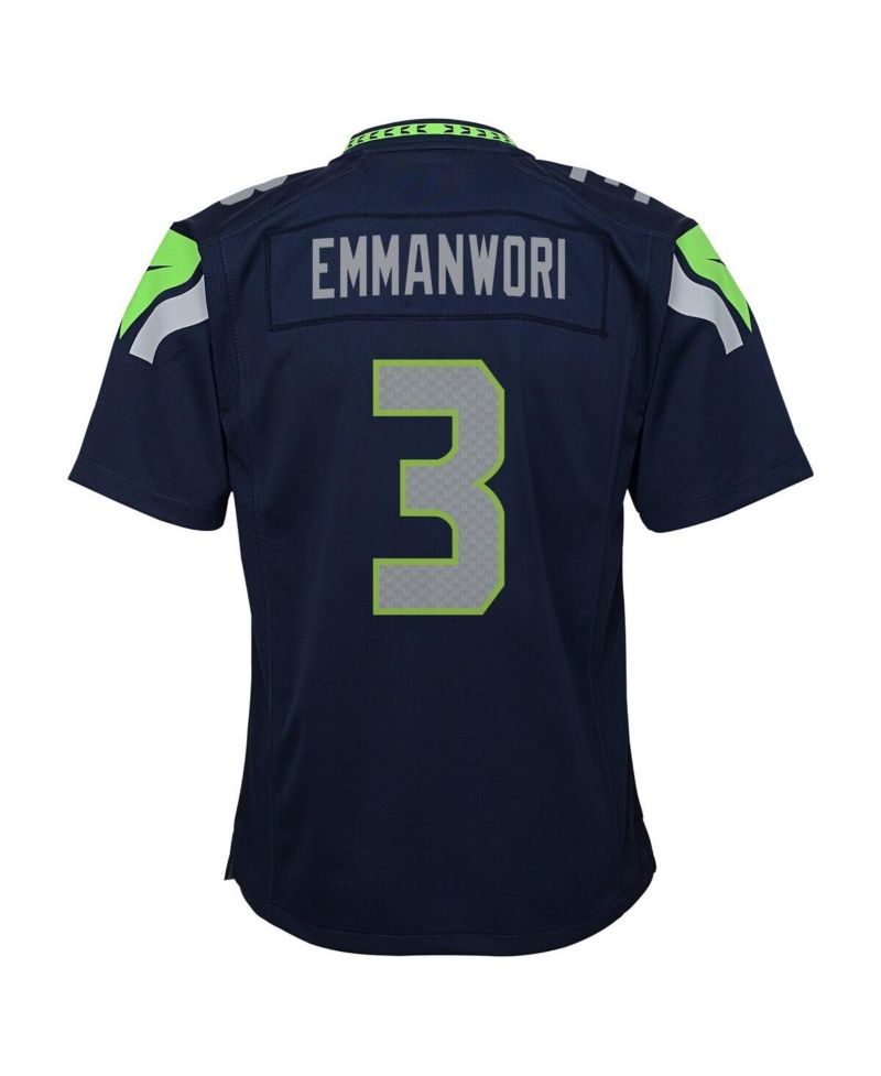 Big Boys and Girls Nick Emmanwori College Navy Seattle Seahawks Game Jersey