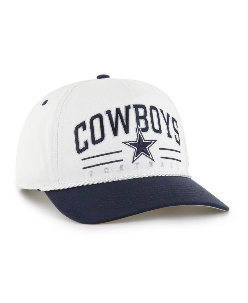 Men's White Dallas Cowboys Roscoe Two-Toned Hitch Adjustable Hat