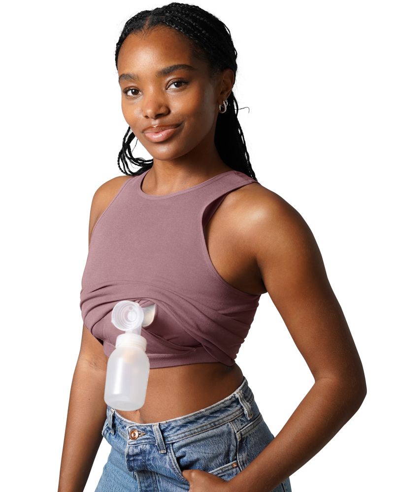 Maternity Sublime Hands-Free Pumping Longline Bra Busty