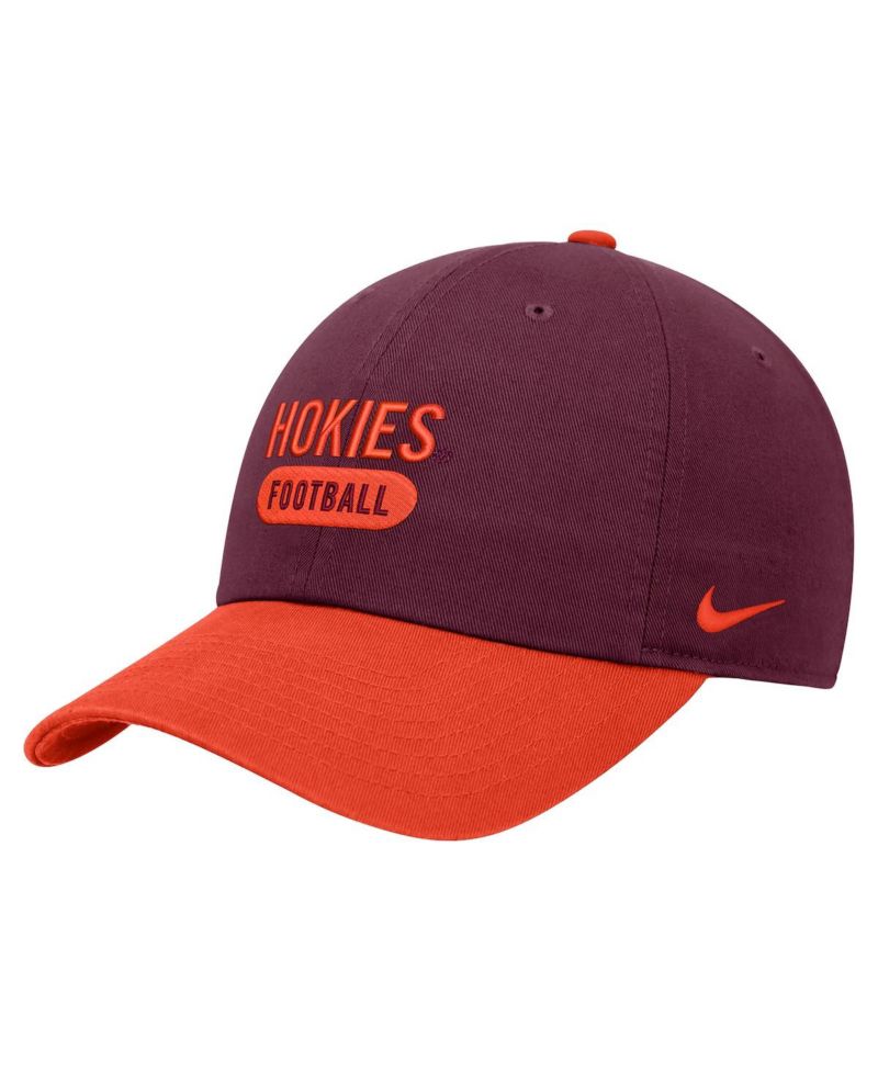 Men's Maroon Virginia Tech Hokies Color Block Club Adjustable Hat