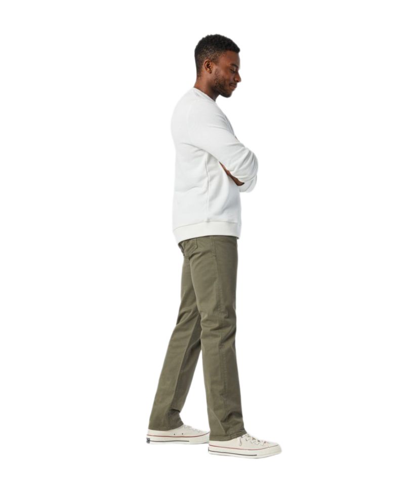 Men's Zach Straight-Leg Regular Rise Twill Pants