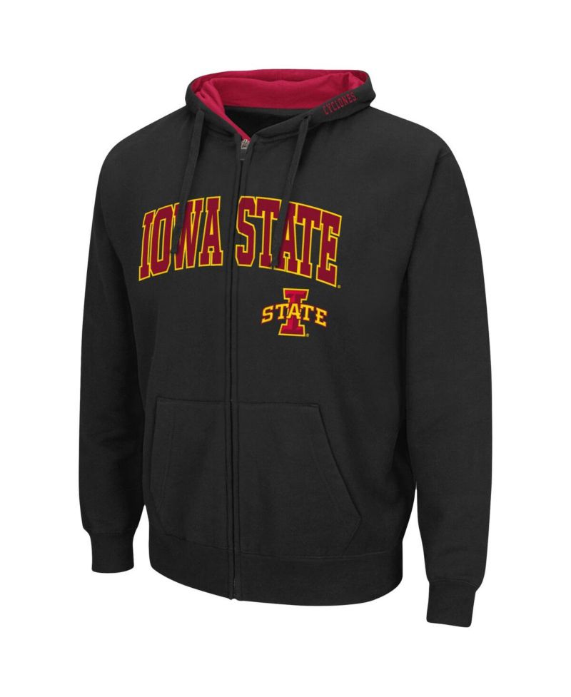 Men's Iowa State Cyclones Arch and Logo 3.0 Full-Zip Hoodie