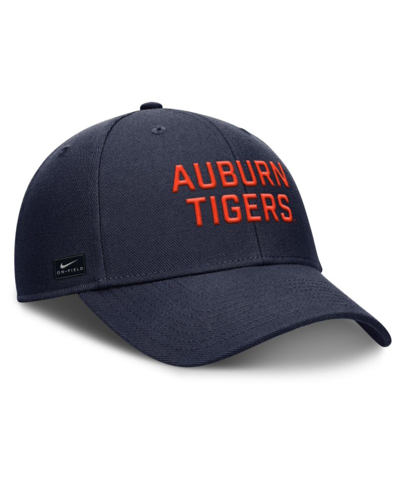 Men's Navy Auburn Tigers 2025 Sideline Rise Practice Adjustable Hat