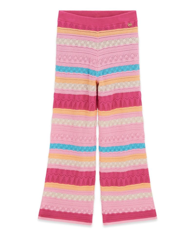 Girls' 7-16 Crochet Palazzo Pants