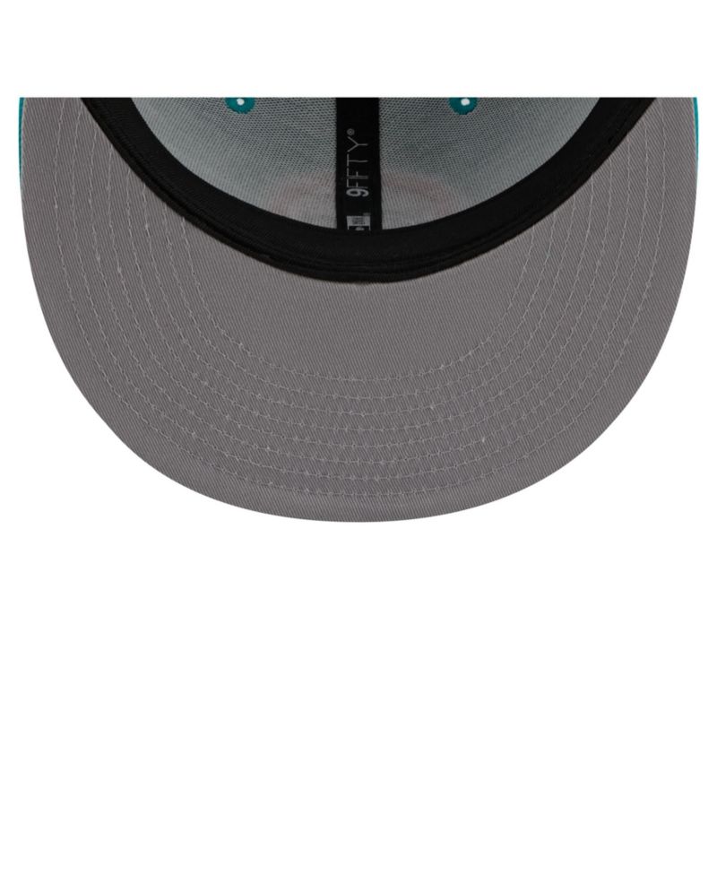Men's Aqua Miami Dolphins Core Team 9FIFTY Trucker Snapback Hat