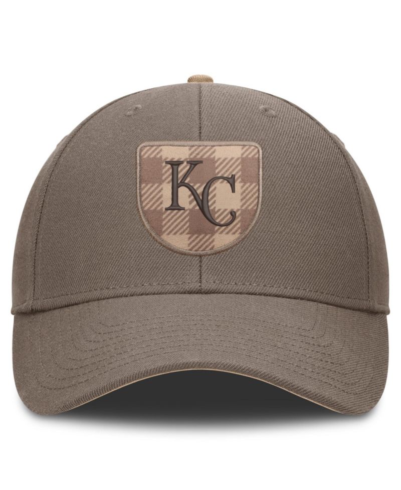 Men's Brown Kansas City Royals Statement Rise Adjustable Hat