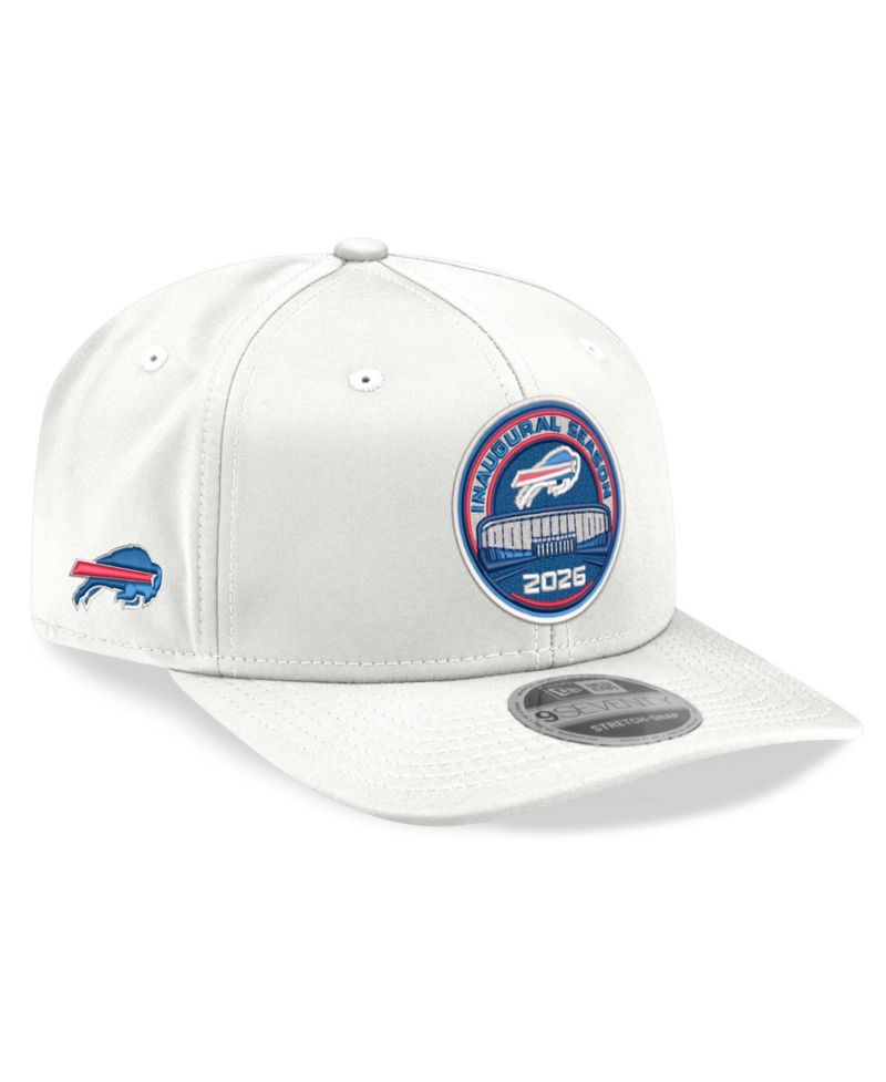Men's White Buffalo Bills Highmark Stadium Inaugural Season 9SEVENTY Adjustable Hat