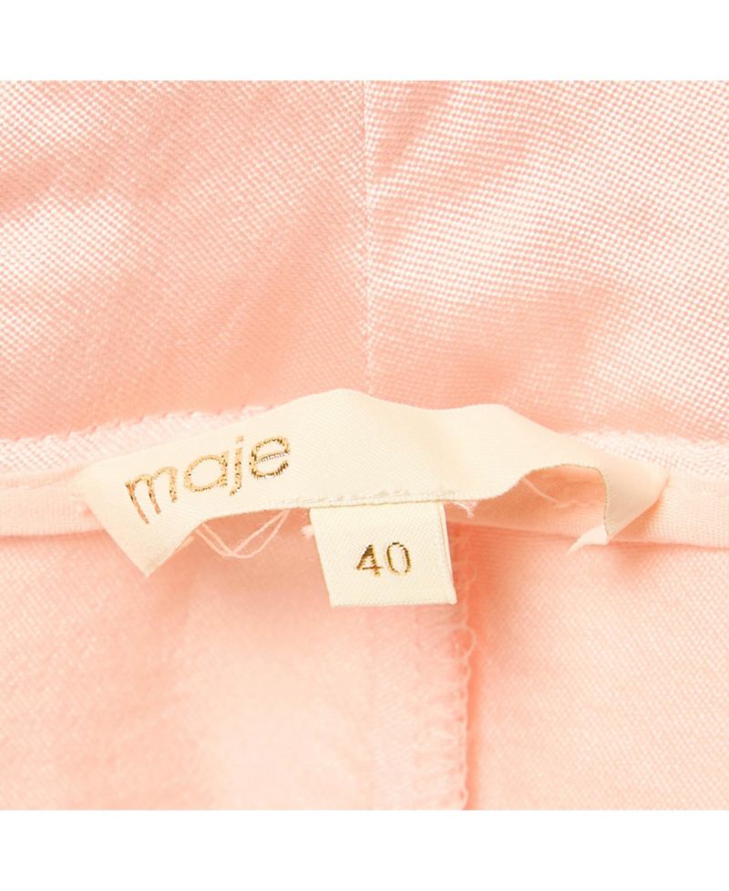 Women's Pink Satin Tie-Up Trousers