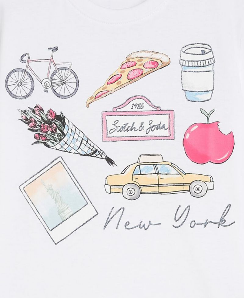 Girls' 4-6X New York Graphic Short-Sleeve T-Shirt