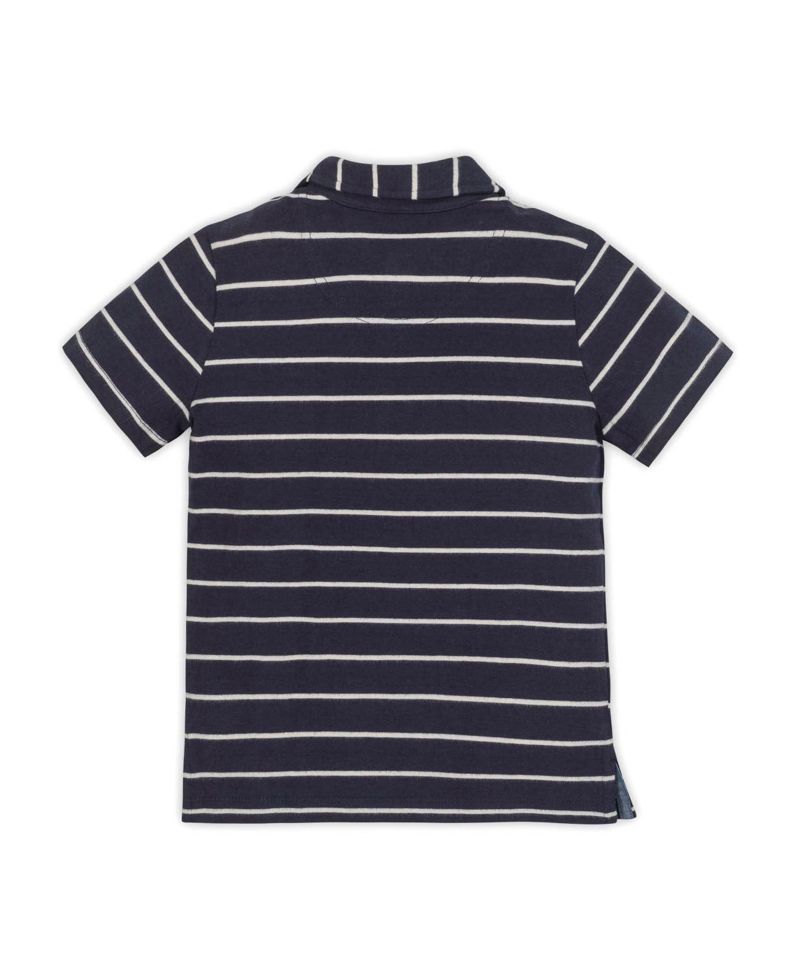 Hope and Henry Little and Big Boys' Organic Short Sleeve Jersey Polo