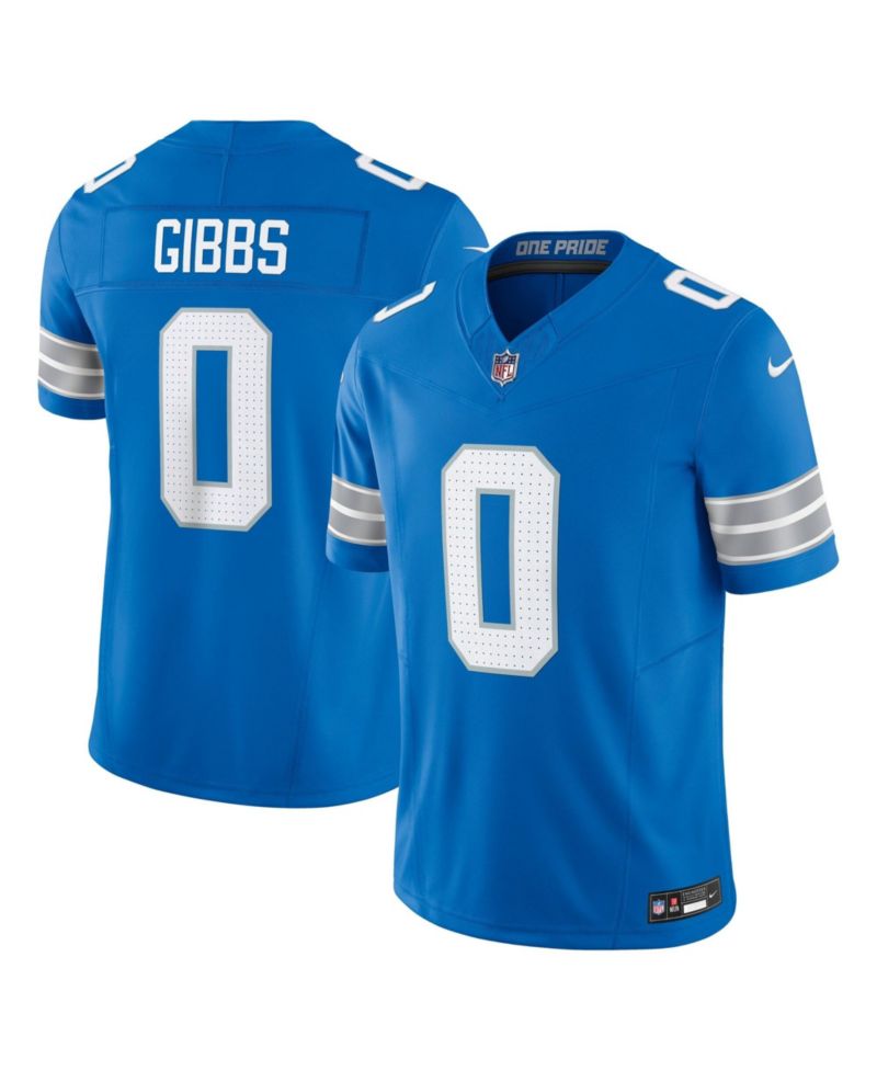 Men's Jahmyr Gibbs Blue Detroit Lions Vapor F.U.S.E. Limited Jersey