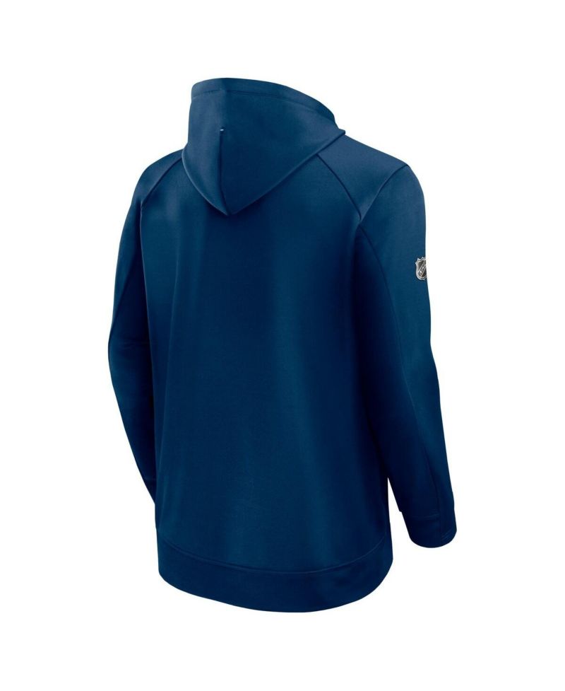Men's Deep Sea Blue Seattle Kraken Authentic Pro Big & Tall Pullover Hoodie
