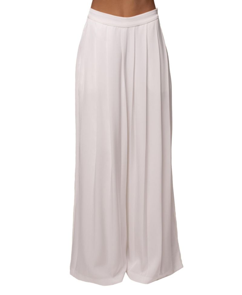 Women's Clara Wide Leg Pleated Trousers