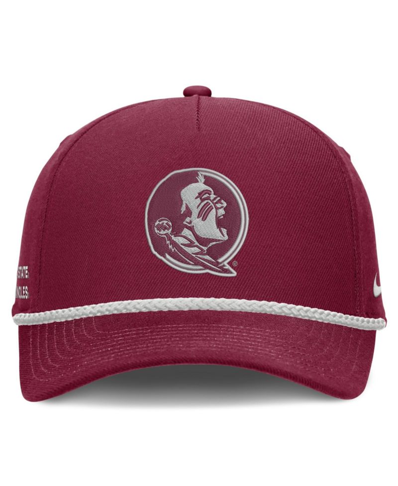 Men's and Women's Garnet Florida State Seminoles Rope Rise Adjustable Hat