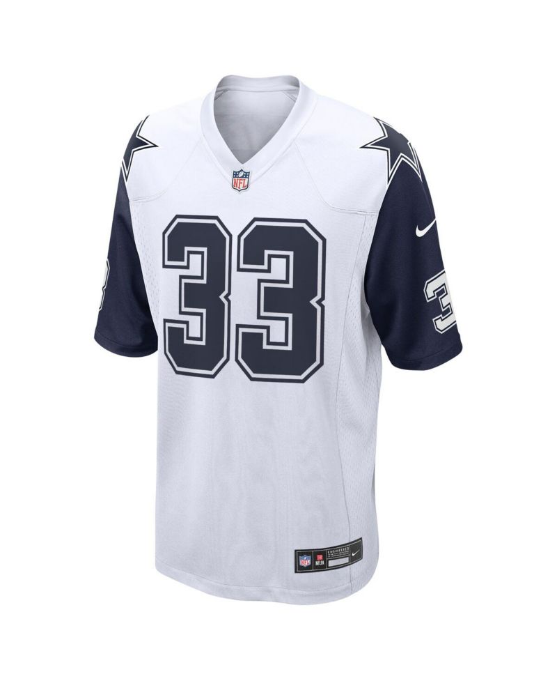 Men's Javonte Williams White Dallas Cowboys Alternate Game Jersey