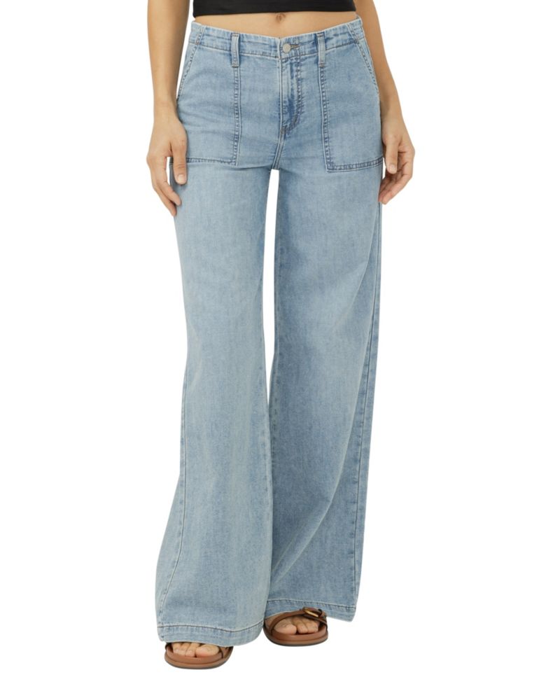 Women's Wide-Leg Knit Flex Jeans