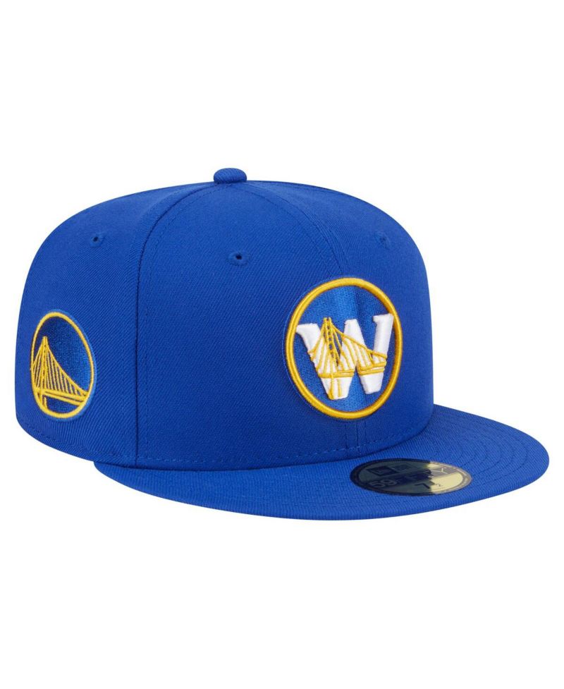 Men's Royal Golden State Warriors Deceptor 59FIFTY Fitted Hat