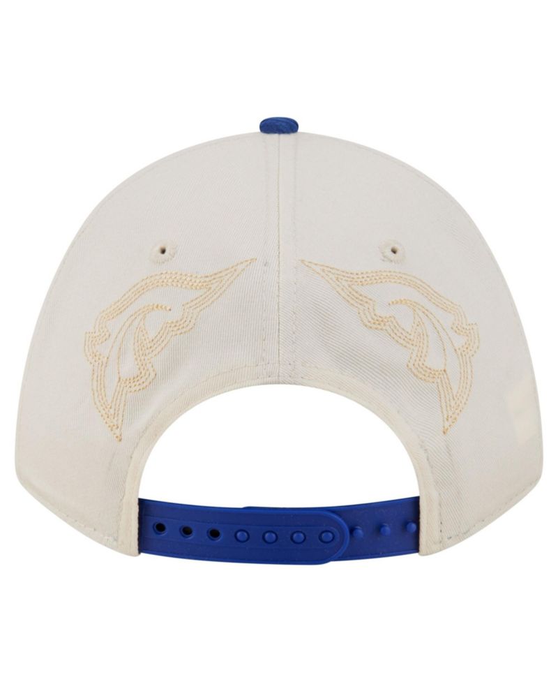Men's Cream/Royal Buffalo Bills Western 9FORTY A-Frame Adjustable Hat