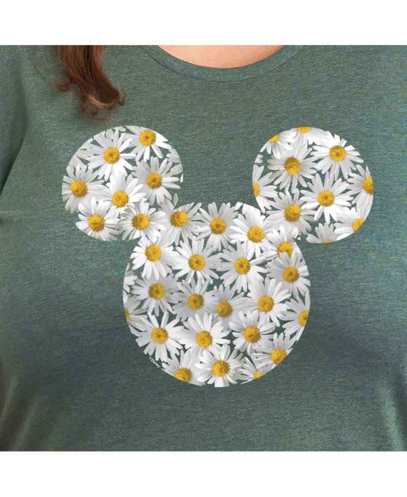 Trendy Mickey Daisy Head Plus Size Graphic T-shirt