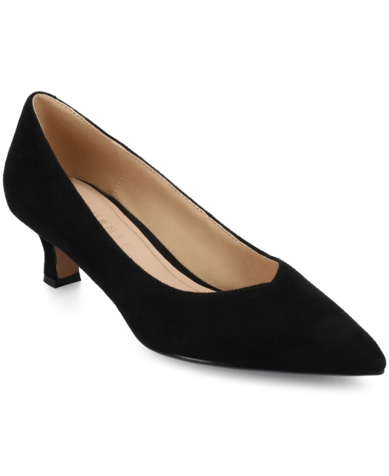 Women's Pammie Pointed Toe Kitten Heel Pumps