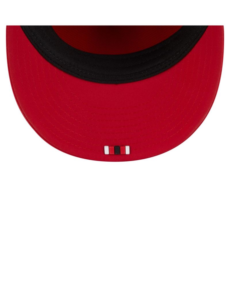 Men's Scarlet San Francisco 49ers 2025 Sideline Retro Crown 59FIFTY Fitted Hat