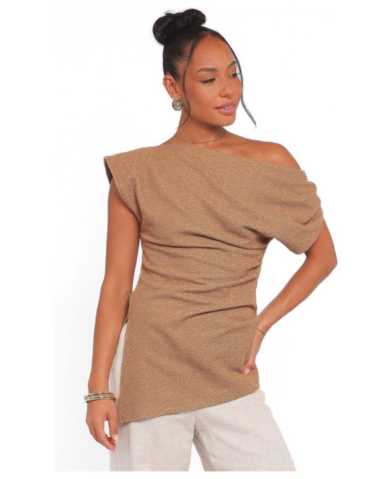Women's Selma Sleeveless One-Shoulder Knit Top