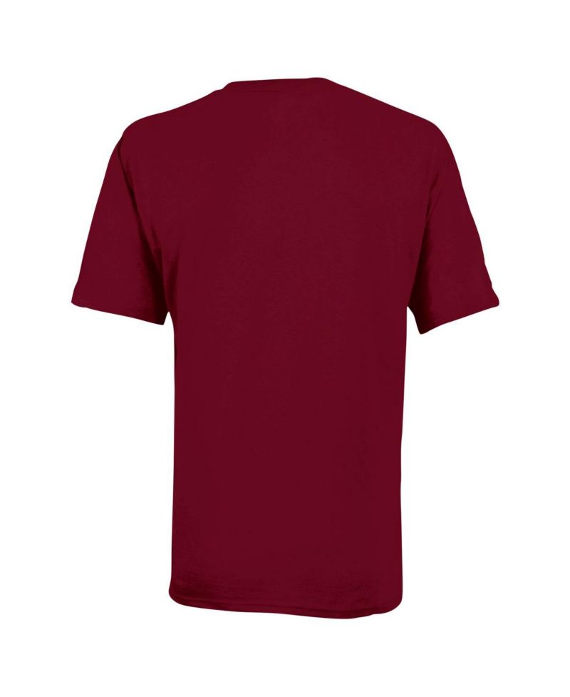 Big Boys and Girls Maroon Boston College Eagles Arch Over Logo T-Shirt