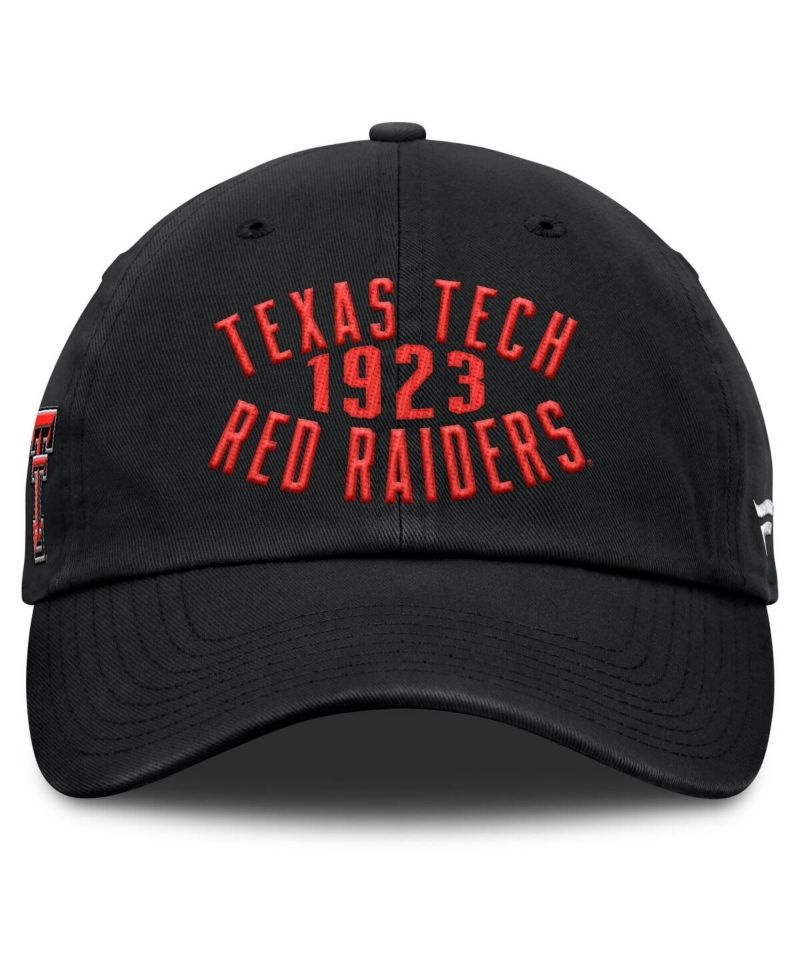 Men's Black Texas Tech Red Raiders Archer Adjustable Hat