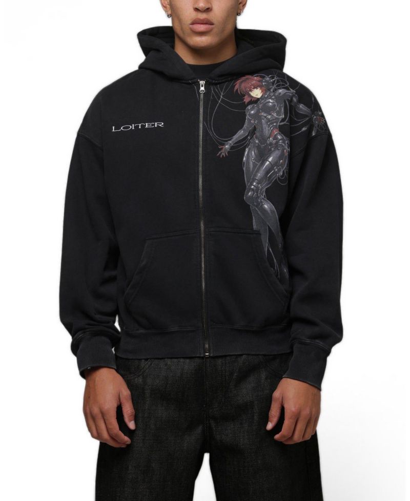 Men's Spectre Graphic Relaxed-Fit Full-Zip Hoodie