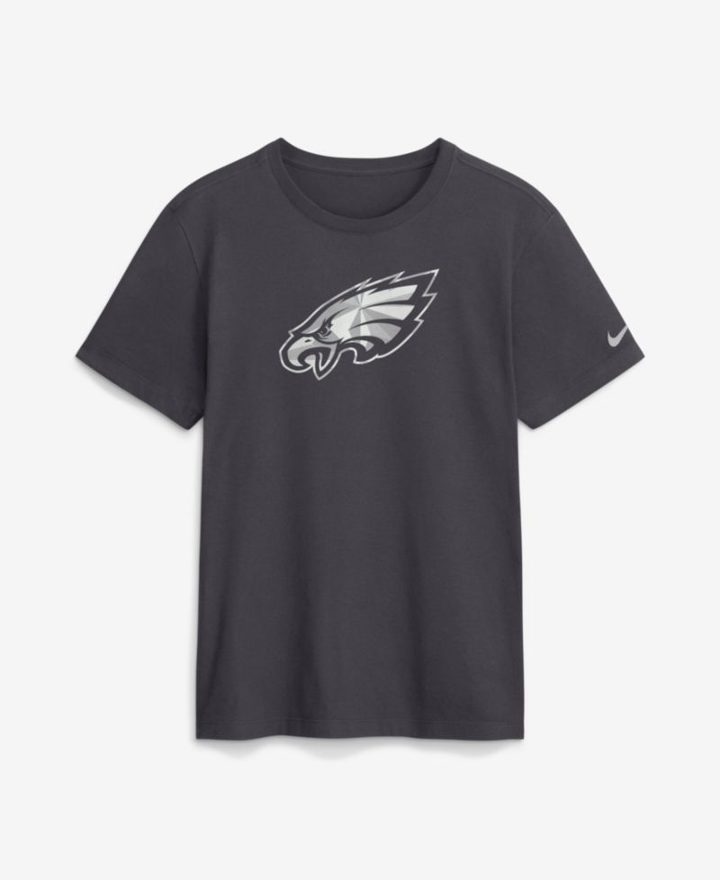Men's Anthracite Philadelphia Eagles Fractal Logo T-Shirt
