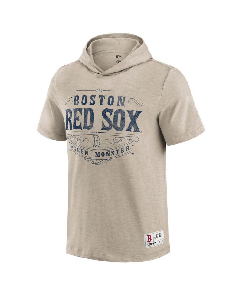Darius Rucker Collection by Men's Tan Boston Red Sox Hooded T-Shirt