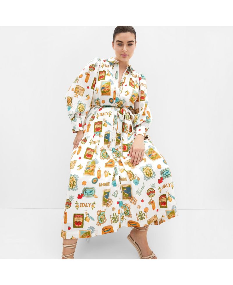 Women's Amore Print Maxi Dress