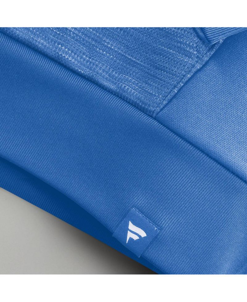 Men's Blue Detroit Lions Checkdown Pass Full-Zip Hoodie