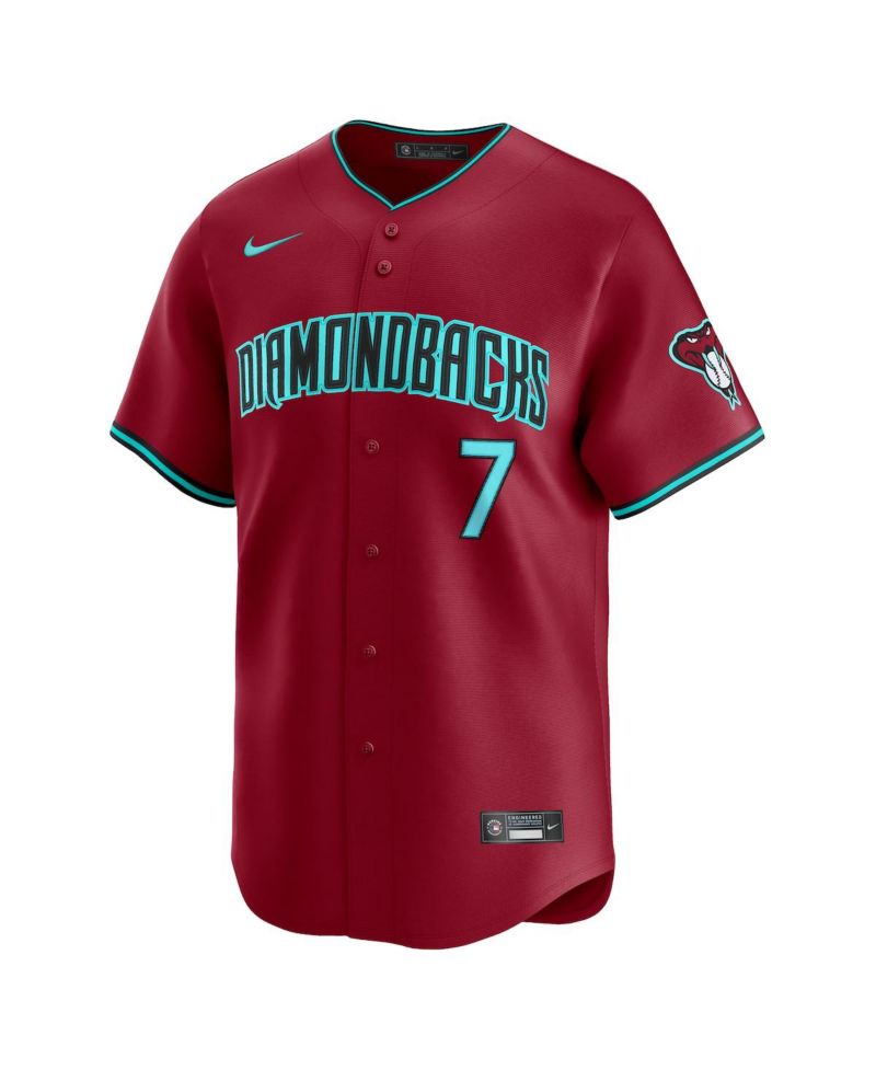 Men's Corbin Carroll Red Arizona Diamondbacks Alternate Limited Jersey