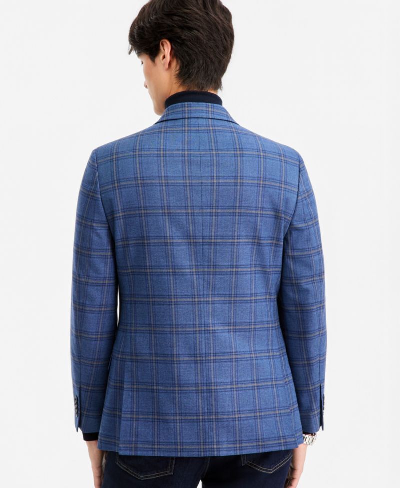Men's Modern-Fit Stretch Pattern Sport Coat