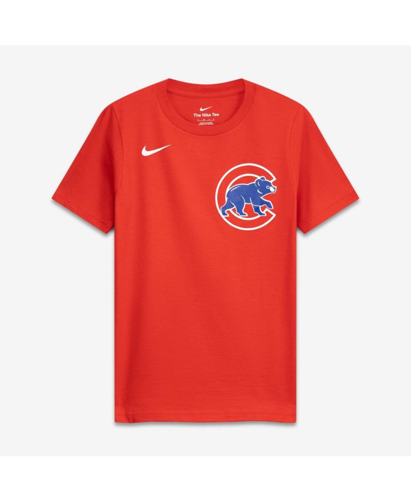 Big Boys and Girls Pete Crow-Armstrong Red Chicago Cubs Name & Number T-Shirt