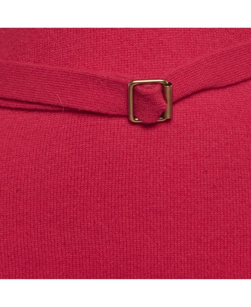Women's Knit Cashmere Belted Sweater