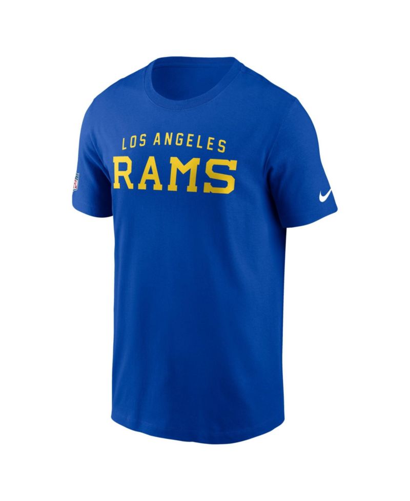 Men's Los Angeles Rams Classic Sol Gridiron Grit Screen Print Graphics T-Shirt