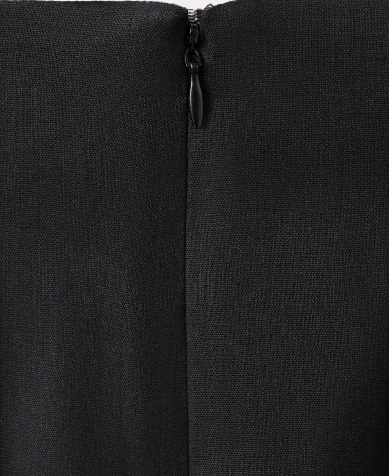 Women's Linen-Cotton-Blend Midi Skirt