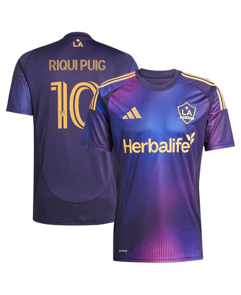 Men's Riqui Puig Navy LA Galaxy 2025 RIZON Replica Player Jersey