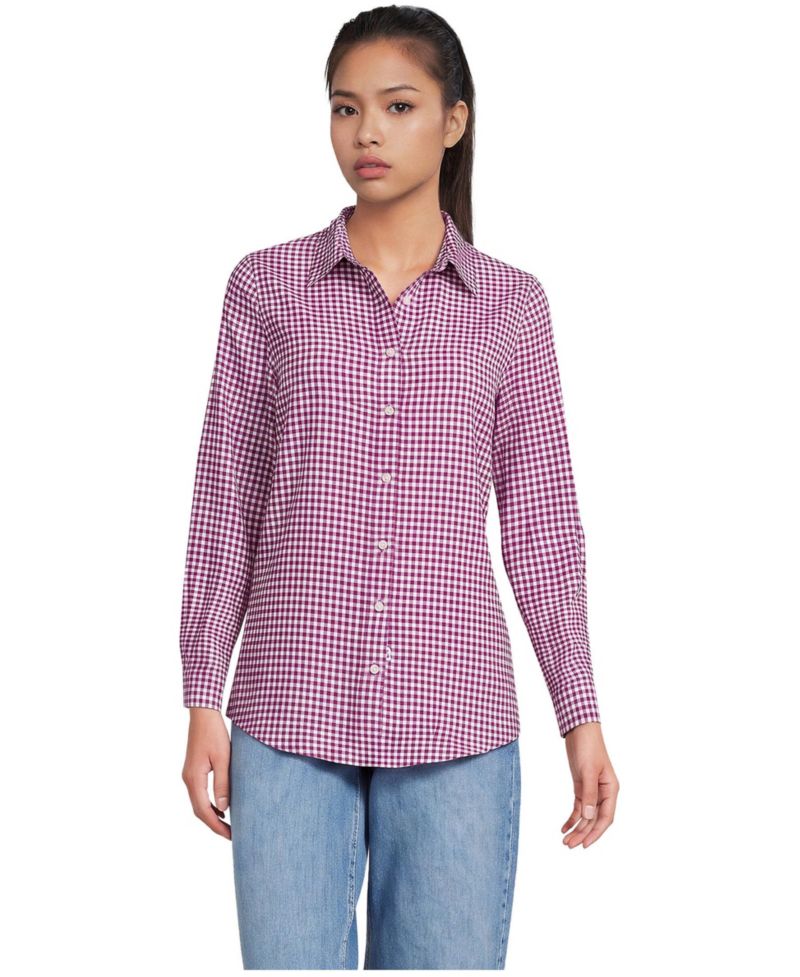 Women's Flannel Boyfriend Long Sleeve Shirt