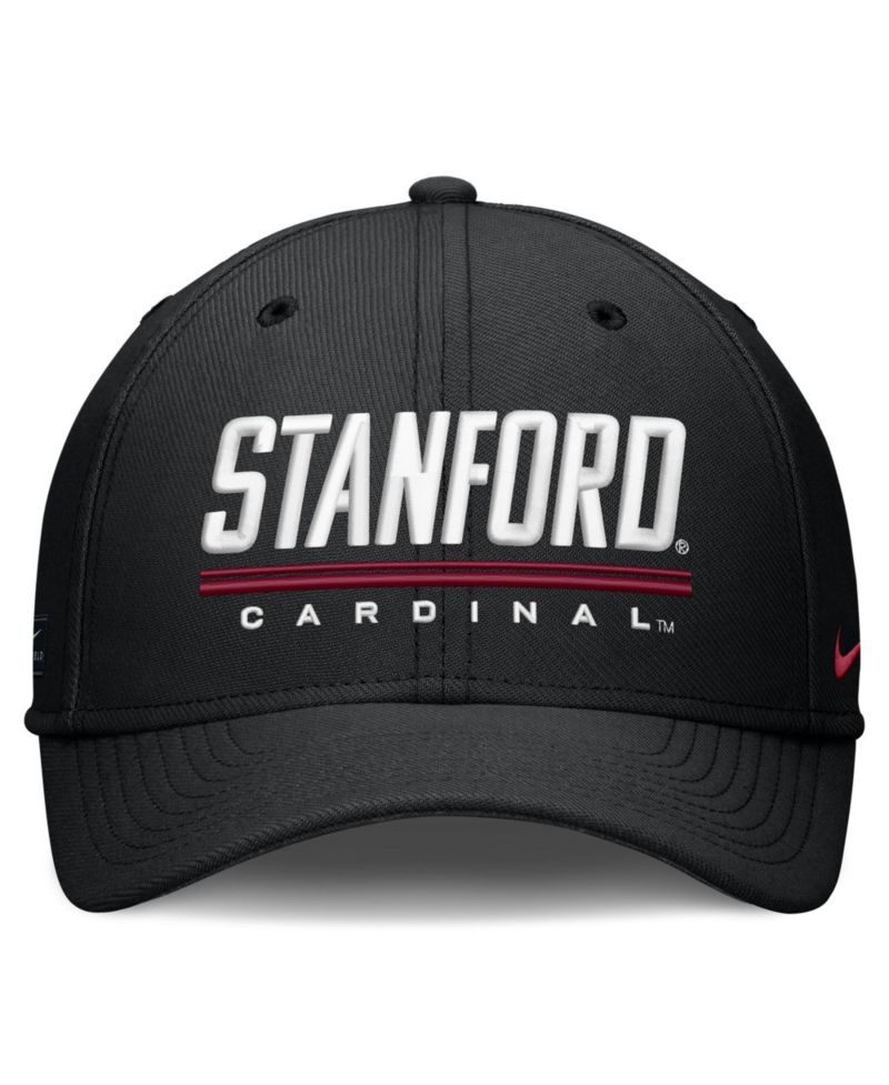 Men's Black Stanford Cardinal Game Day Rise Swooshflex Hat