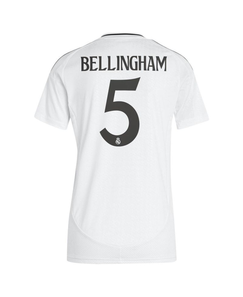 Women's Jude Bellingham White Real Madrid 2024/25 Home Replica Player Jersey