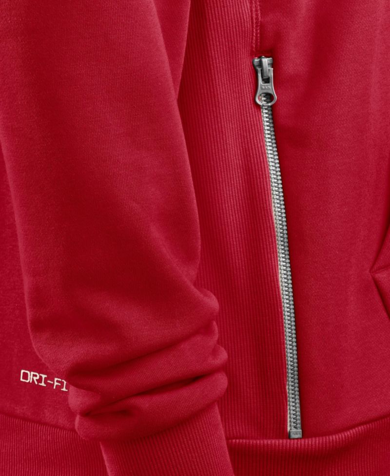 Men's Red Atlanta Falcons Sideline Standard Issue Initial Home Dri-FIT Hoodie