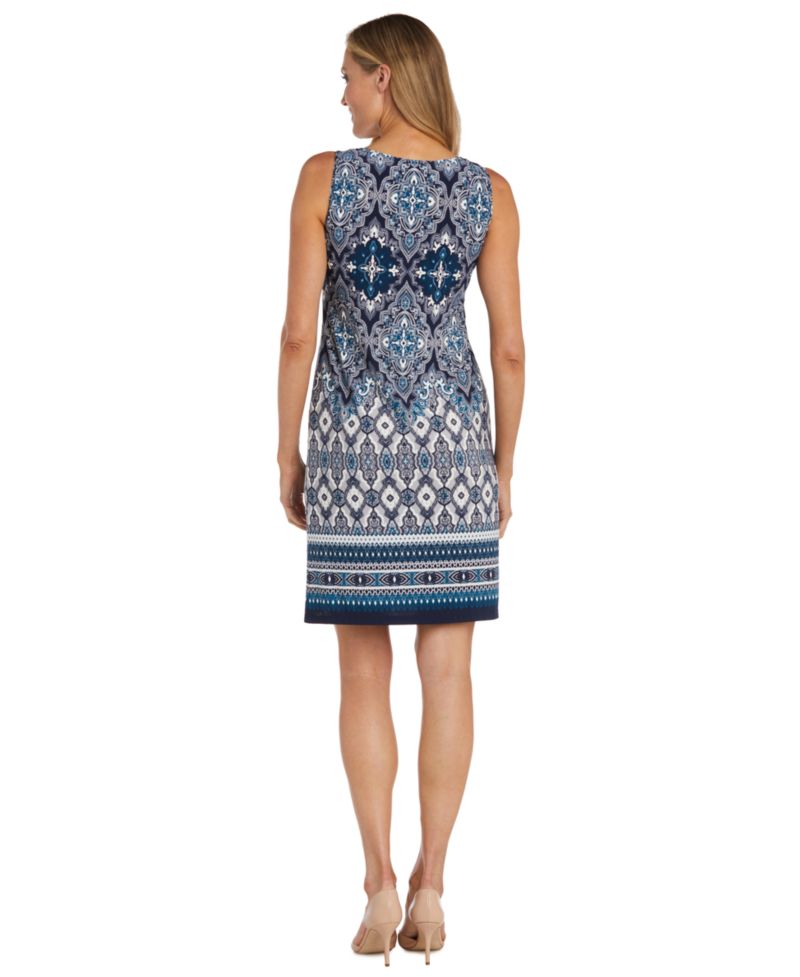Women's Crew Neck Dress & Jacket, 2-Piece Set