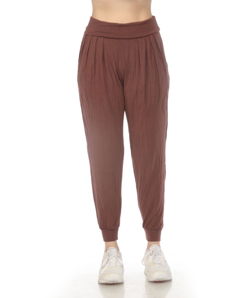 Women's High-Waist Pleated Lounge Pants