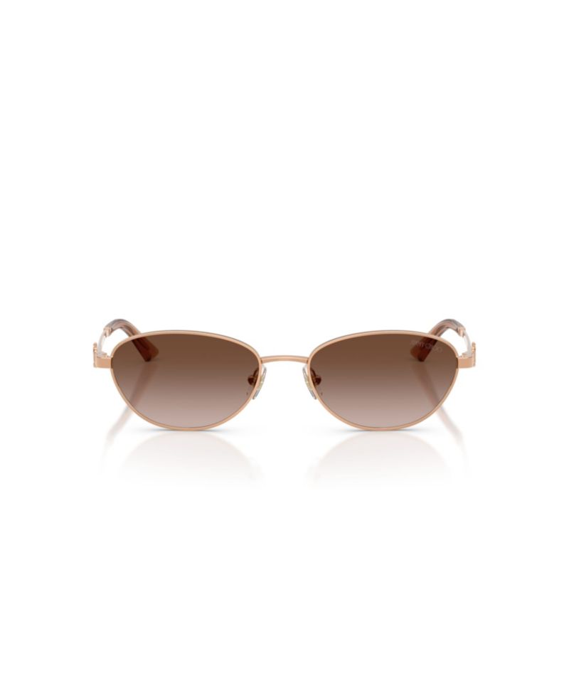 Women's Oval Brown Gradient Sunglasses JC4032BD