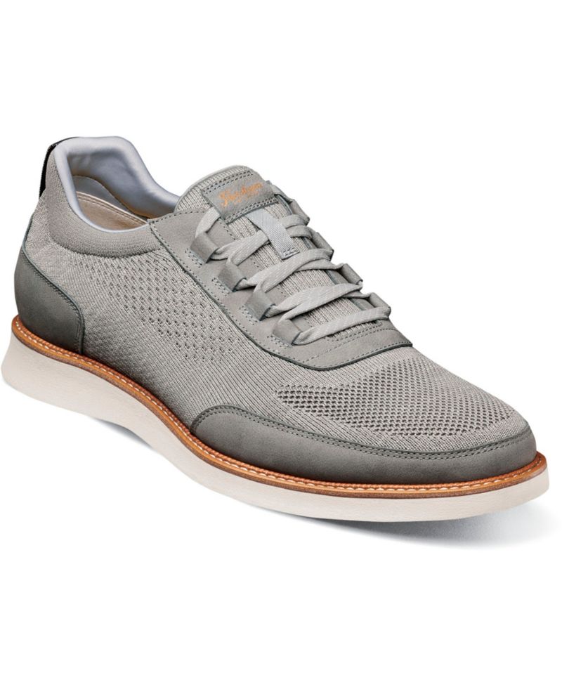 Men's Launch Knit Elastic Lace Slip On Sneaker