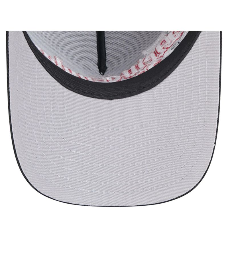 Men's Black New England Patriots Proud A-Frame 9FIFTY Snapback Hat