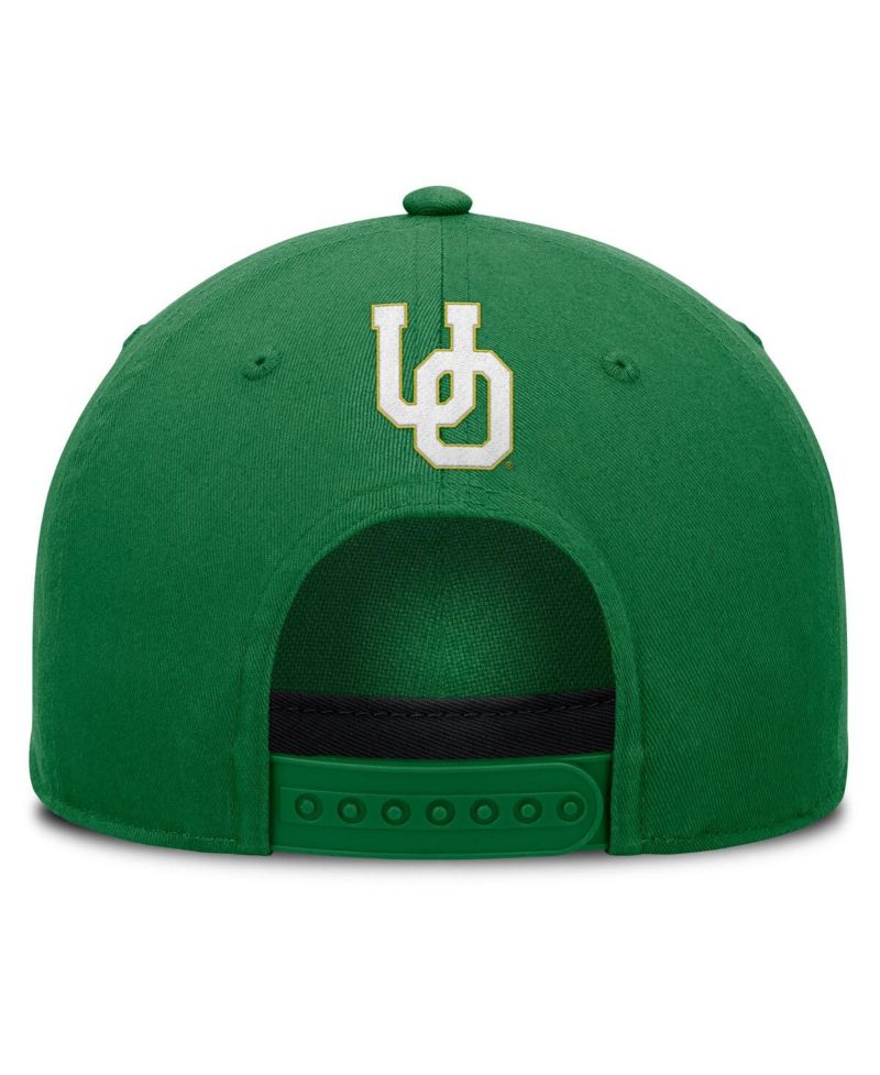 Men's Green Oregon Ducks Foul Ball Rope Adjustable Hat